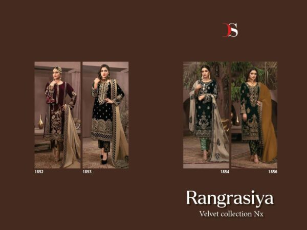 DEEPSY RANG RASIYA VELVET NX PAKISTANI SUITS SUPERHIT DESIGN