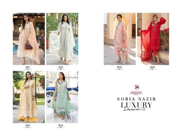 DEEPSY SOBIA NAZIR LAWN 22 WHOLESALE CATALOGUE PAKISTANI SUITS