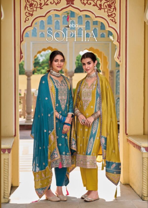 EBA LIFESTYLE SOPHIA SILK SALWAR SUITS CATALOGUE