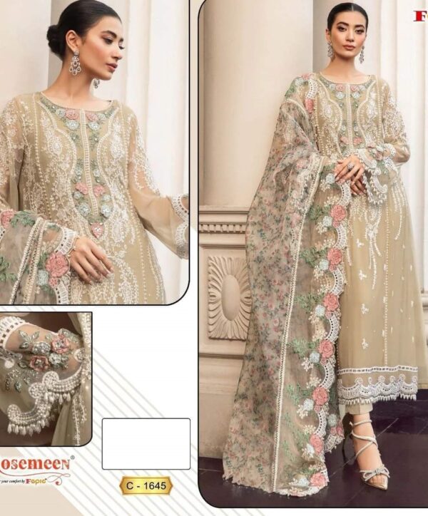 FEPIC ROSEMEEN C 1645 PAKISTANI SUITS NEW CATALOGUE