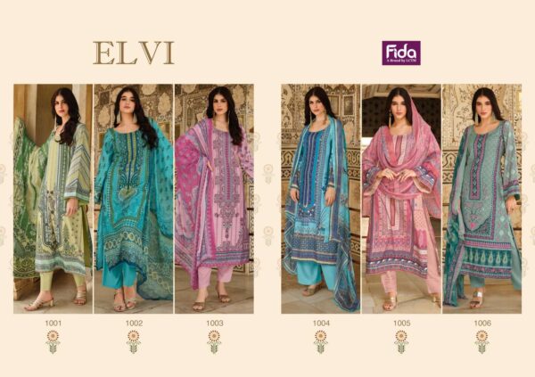 FIDA 1001 TO 1006 ELVI WINTER COLLECTION SALWAR SUITS SUPPLIER