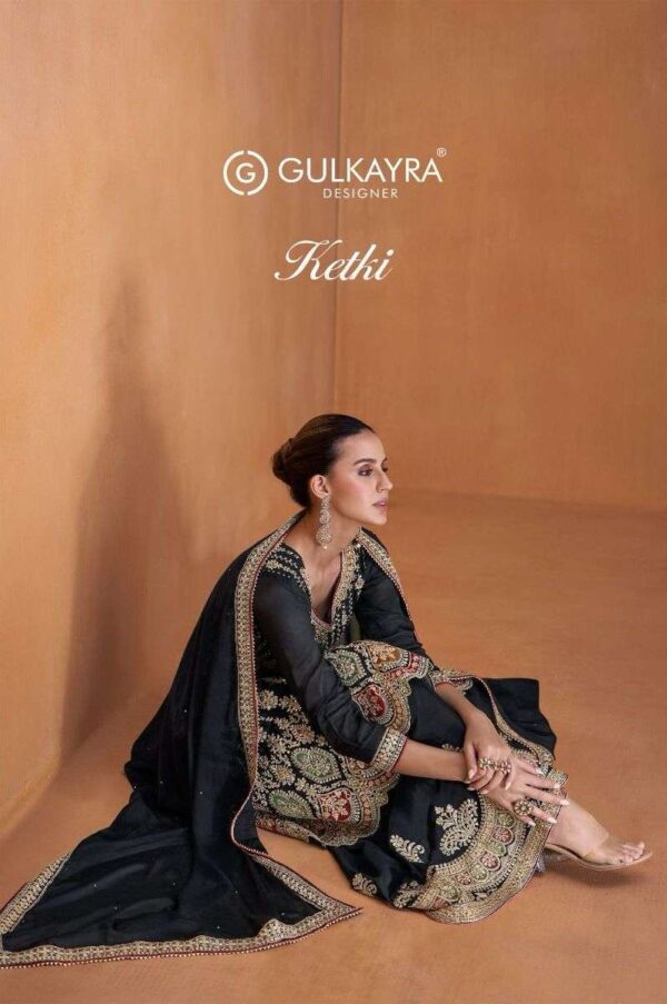 GULKAYRA DESIGNER 7403 TO 7405 KETKI PLAZZO SUITS WHOLESALE