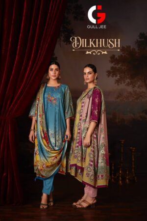 GULL JEE 21001 TO 21006 DILKHUSH PASMINA SALWAR SUITS WHOLESALE