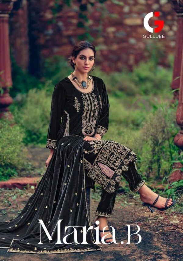 GULL JEE MARIA B VELVET READYMADE COLLECTION PAKISTANI SUITS ONLINE