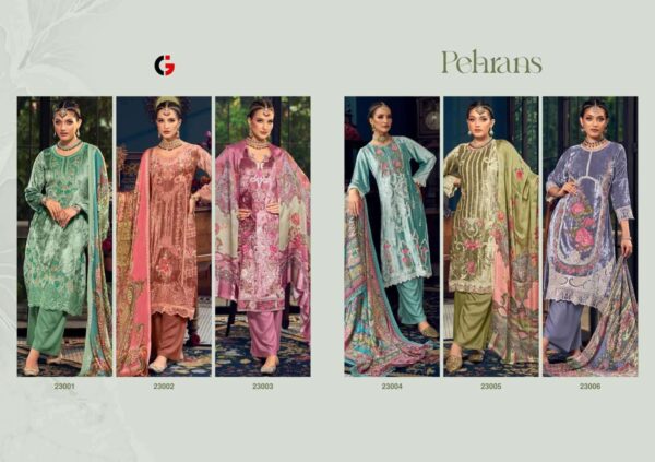 GULL JEE PEHRANS VELVET WITH EMBROIDERY SALWAR SUITS ONLINE SHOPPING