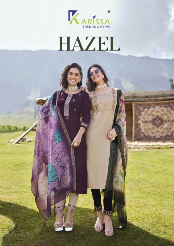 HAZEL KARISSA LIVA PURE FANCY SALWAR SUITS WHOLESALE