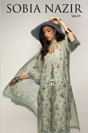 HAZZEL SOBIA NAZIR VOL 1 NEW LUXURY PAKISTANI SUITS WHOLESALE