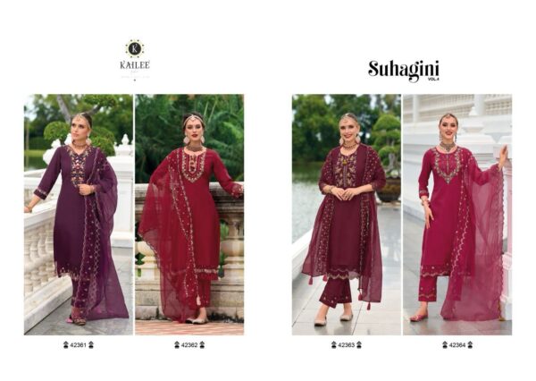 KAILEE FASHION SUHAGINI VOL-4 KARVA CHAUTH SUITS CATLOUGE