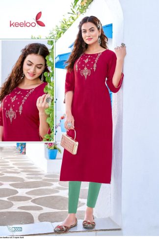 KEELOO ROSIE VOL 2 FANCY DESIGNER READYMADE KURTI CATALOGUE