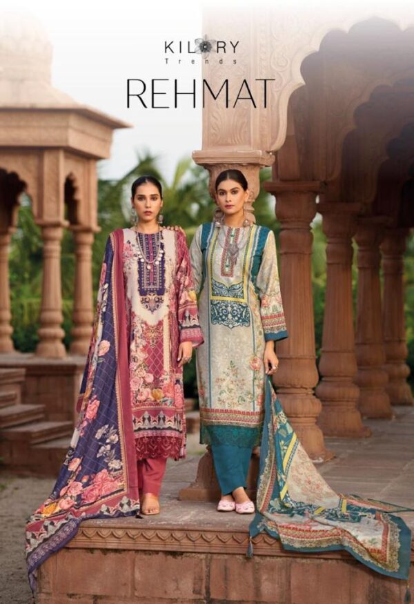 KILORY TRENDS 571 TO 576 REHMAT PASHMINA PAKISTANI SUITS CATALOGUE