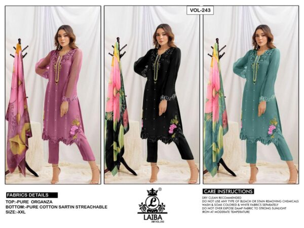 LAIBA AM VOL 243 READYMADE PAKISTANI KURTI ONLINE SHOPPING