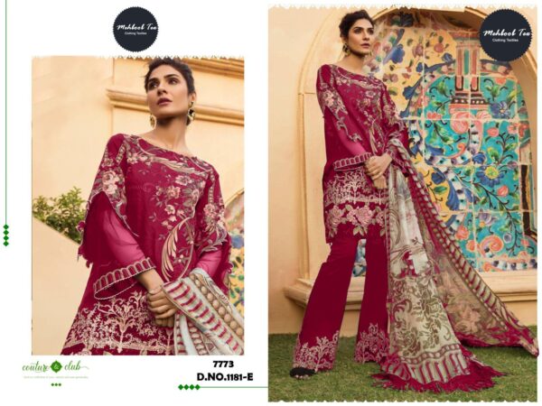 MEHBBOB TEX 1181 DESIGNER PAKISTANI SUITS WITH PRICE