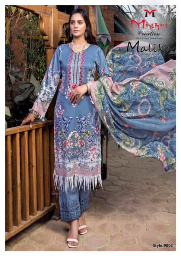 MISHRI CREATION MALIKA VOL 9 KARACHI WHOLESALE SUITS SURAT