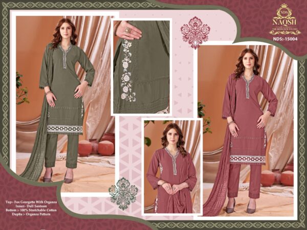 NAQSH THE DESIGNER STUDIO 15004 READYMADE PAKISTANI KURTI ONLINE