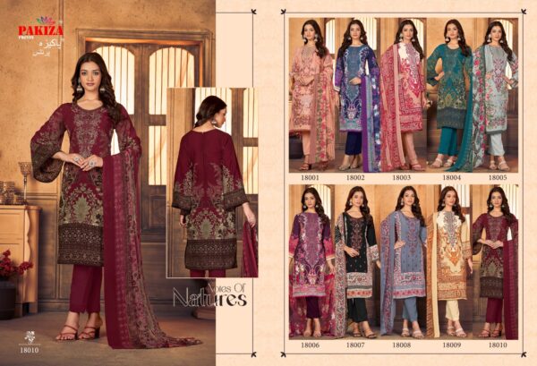 PAKIZA PRINTS AYESHA VOL 18 KASHMIRI EMB PAKISTANI SALWAR SUITS CATALOGUE