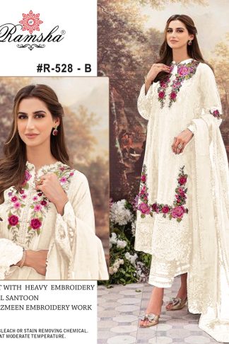 RAMSHA R 528 PAKISTANI SUITS ONLINE WHOLESALE