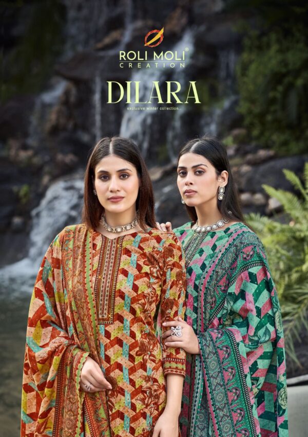 ROLI MOLI CREATION DILARA PASHMINA WINTER COLLECTION SALWAR SUITS WHOLESALE