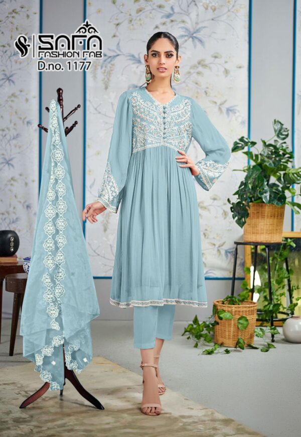 SAFA FASHION 1177 READYMADE PAKISTANI KURTIS ONLINE SUPPLIER