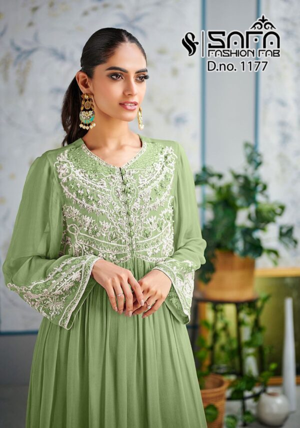 SAFA FASHION 1177 READYMADE PAKISTANI KURTIS ONLINE SUPPLIER