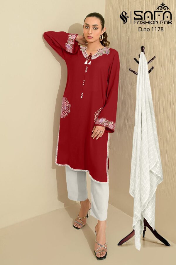 SAFA FASHION 1178 READYMADE PAKISTANI KURTI ONLINE WHOLESALE