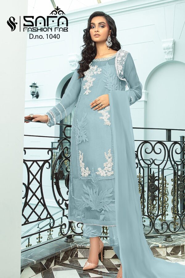 SAFA FASHION FAB 1040 DESIGNER READYMADE PAKISTANI KURTI CATALOGUE