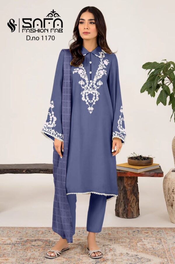 SAFA FASHION FAB 1170 BUY PAKISTANI KURTI CATALOGUE ONLINE