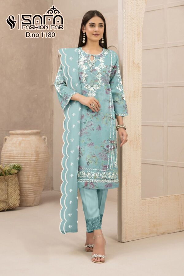 SAFA FASHION FAB 1180 DESIGNER PAKISTANI KURTI WITH PRICE