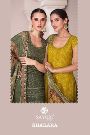 SAYURI DESIGNER 5305 READYMADE PREMIUM SILK SHARARA CATALOGUE