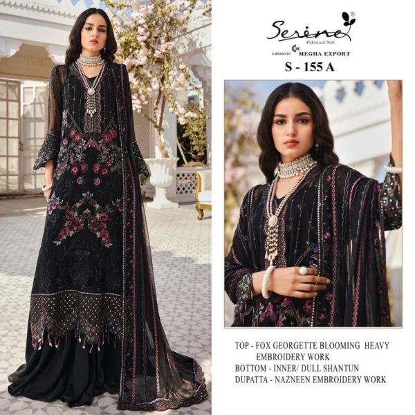 SERINE 155 HEAVY EMBROIDERED PAKISTANI SUITS WHOLESALE