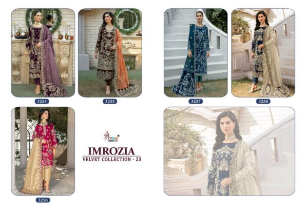 SHREE FABS IMROZIA VELVET COLLECTION PAKISTANI SUITS FOR WOMEN