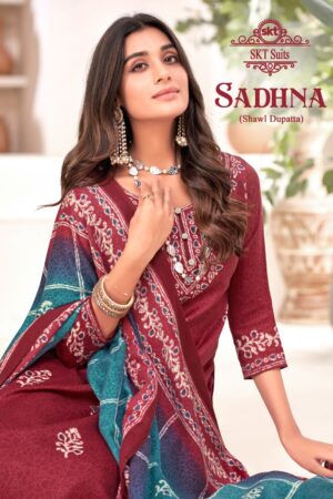 SKT SUITS SADHNA PASHMINA WOOLEN SALWA SUITS CATALOGUE ONLINE