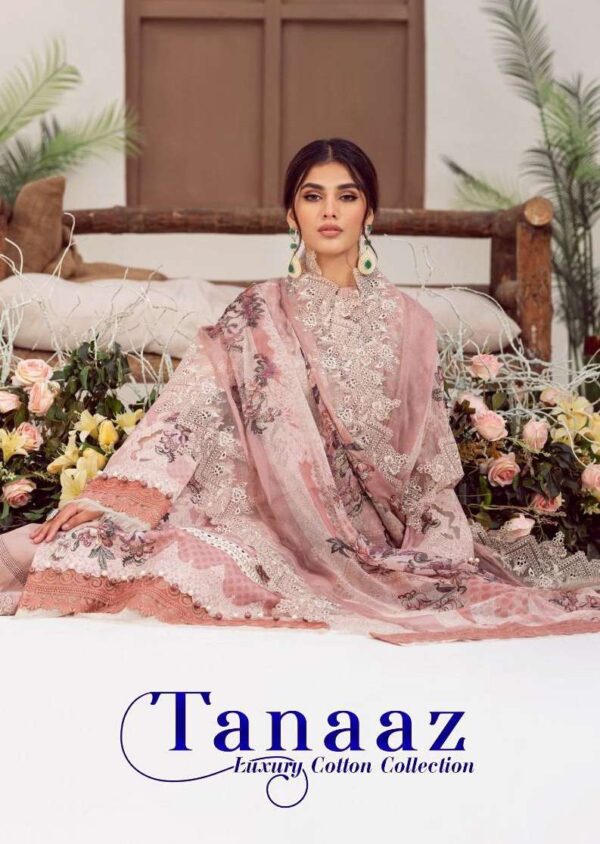 TANAAZ VOL 1 KARACHI COTTON WHOLESALE SUITS ONLINE