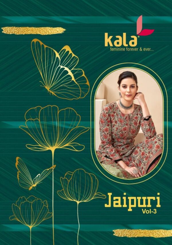 TARIKA CREATION KALA JAIPURI VOL 3 COTTON WHOLESALE SUITS ONLINE