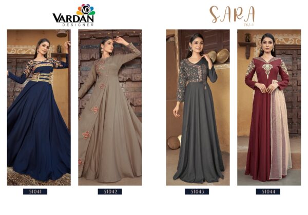 VARDAN DESIGNER SARA Vol 1 ETHNIC COLLECTION GOWN ONLINE