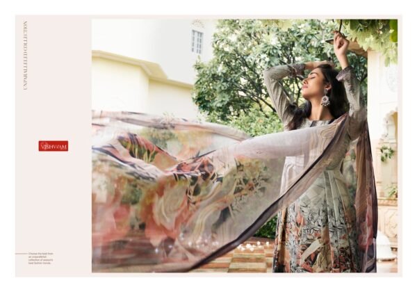 VISHWM FABRICS ESPRSSO PREMIUM DESIGNER DRESS MATERIAL WHOLESALE