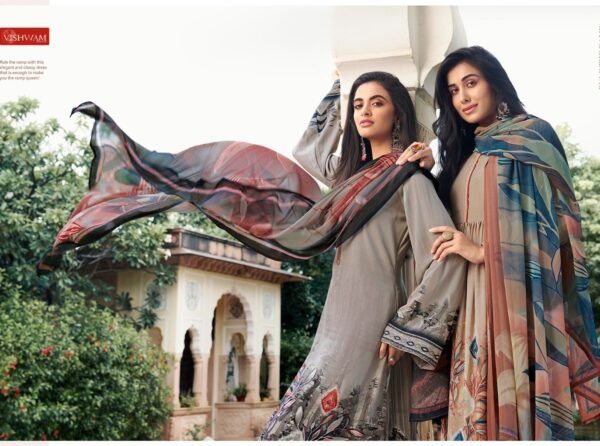 VISHWM FABRICS ESPRSSO PREMIUM DESIGNER DRESS MATERIAL WHOLESALE                                                                                                                                                                                                                                                                                                                                                                                                                                                                                                                                                                     VISHWAM FABRICS   Espresso                                                                                                                                                                                                                                       VISHWAM FABRICS - Image 5