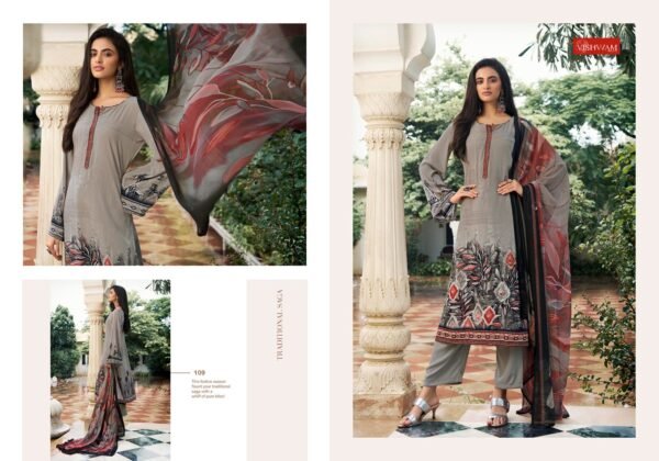 VISHWM FABRICS ESPRSSO PREMIUM DESIGNER DRESS MATERIAL WHOLESALE                                                                                                                                                                                                                                                                                                                                                                                                                                                                                                                                                                     VISHWAM FABRICS   Espresso                                                                                                                                                                                                                                       VISHWAM FABRICS - Image 14