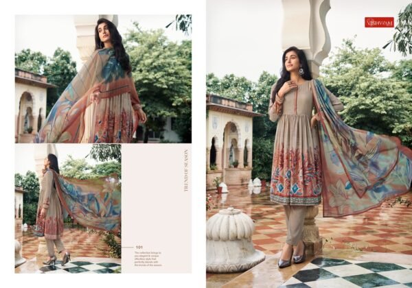 VISHWM FABRICS ESPRSSO PREMIUM DESIGNER DRESS MATERIAL WHOLESALE                                                                                                                                                                                                                                                                                                                                                                                                                                                                                                                                                                     VISHWAM FABRICS   Espresso                                                                                                                                                                                                                                       VISHWAM FABRICS - Image 7