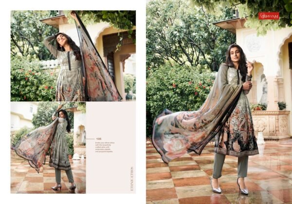 VISHWM FABRICS ESPRSSO PREMIUM DESIGNER DRESS MATERIAL WHOLESALE                                                                                                                                                                                                                                                                                                                                                                                                                                                                                                                                                                     VISHWAM FABRICS   Espresso                                                                                                                                                                                                                                       VISHWAM FABRICS - Image 12