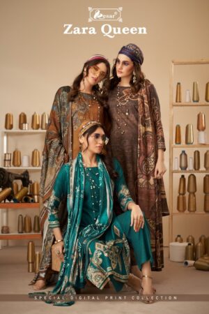 ZARA QUEEN PREMIUM WINTER COLLETION PASHMINA SUITS SUPPLIER