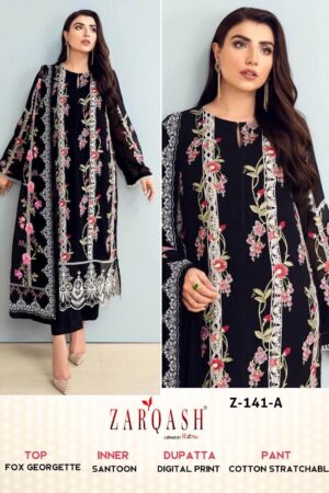 ZARQASH Z 141 AB READYMADE WHOLESALE KURTI WITH PRICE