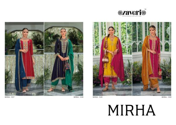 ZAVERI 1227 TO 1230 MIRHA AFGHANI SALWAR SUITS CATALOGUE