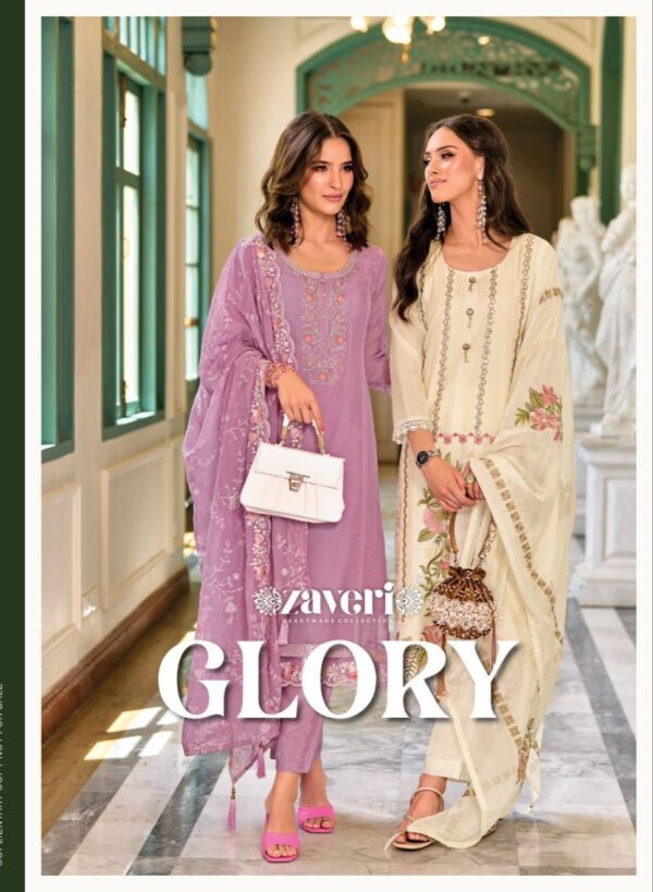 ZAVERI 1258 TO 1261 GLORY PARTY WEAR SALWAR SUITS WHOLESALE