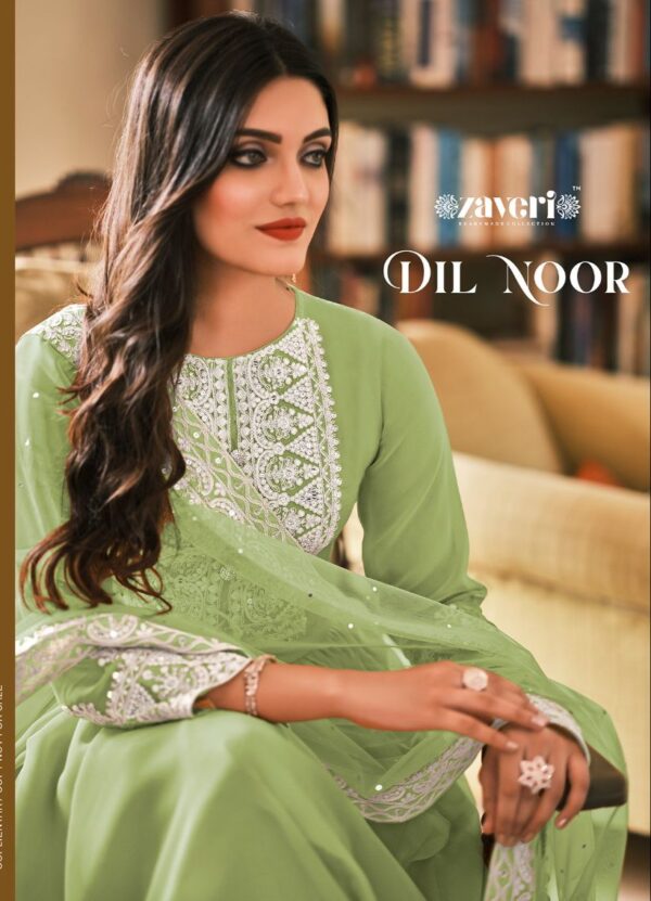 ZAVERI 1340 DIL NOOR READYMADE EMBROIDERED SALWAR SUITS ONLINE