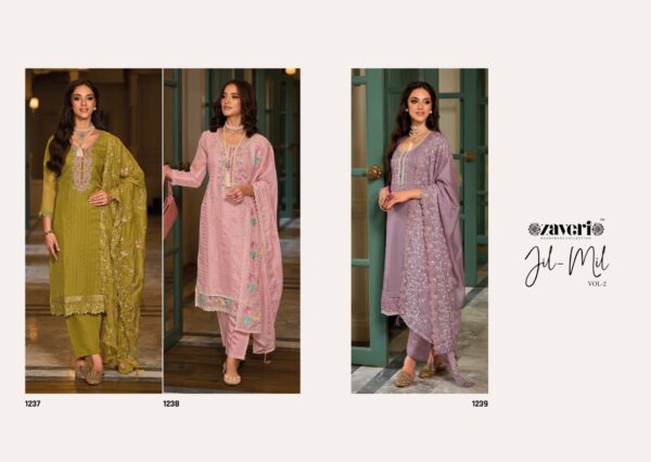 ZAVERI JIL MIL VOL 2 READYMADE PARTY WEAR SALWAR SUITS CATALOGUE