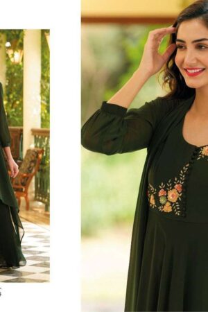 ZAVERI QALB GEORGETTE PARTY WEAR GOWN ONLINE CATALOGUE