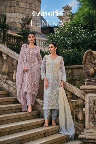 ZAVERI Z 1217 TO Z 1220 FEMINA SALWAR SUITS ONLINE CATALOGUE
