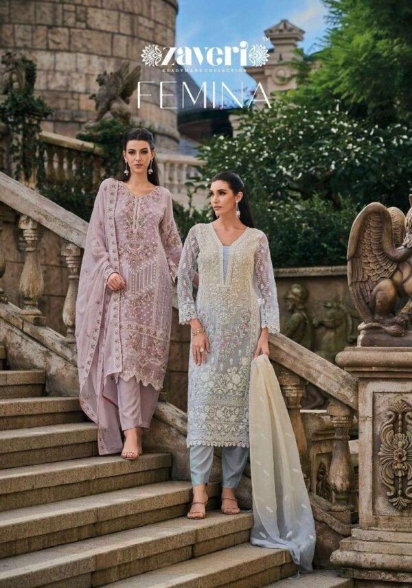 ZAVERI Z 1217 TO Z 1220 FEMINA SALWAR SUITS ONLINE CATALOGUE