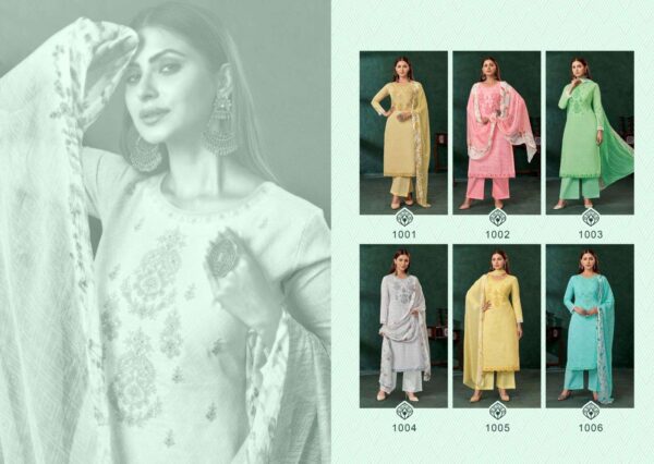 ZSM DESIGNER STUDIO AZIZA PURE SATIN SALWAR SUITS WHOLESALE