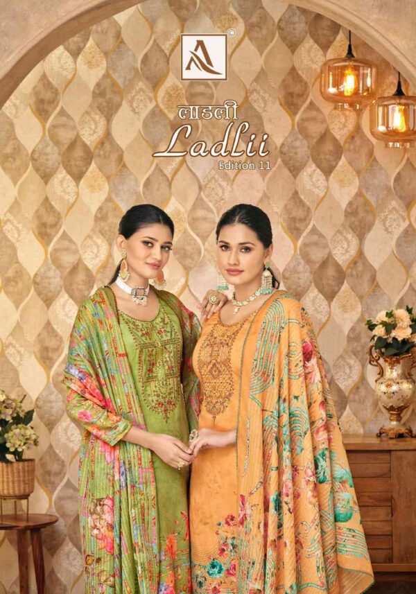 ALOK H 1221 LADLII VOL 11 WHOLESALE SALWAR SUITS ONLINE SHOPPING